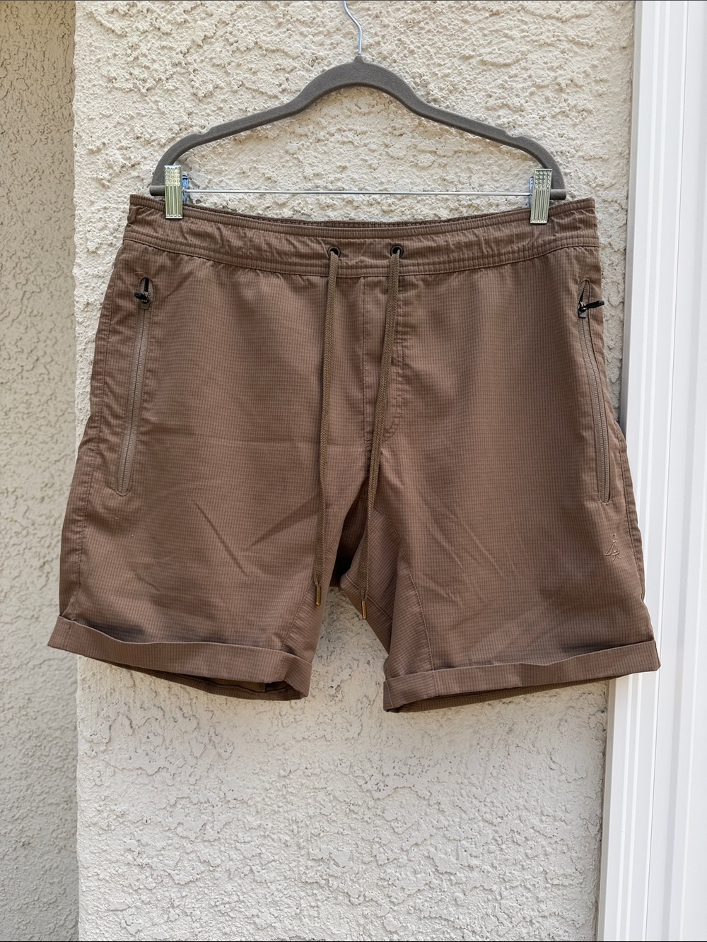 Walter Sky WS -S01 Men's Tan Lightweight Shorts Size L